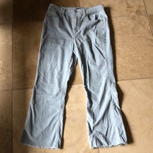 BDG baby blue flare corduroy pants